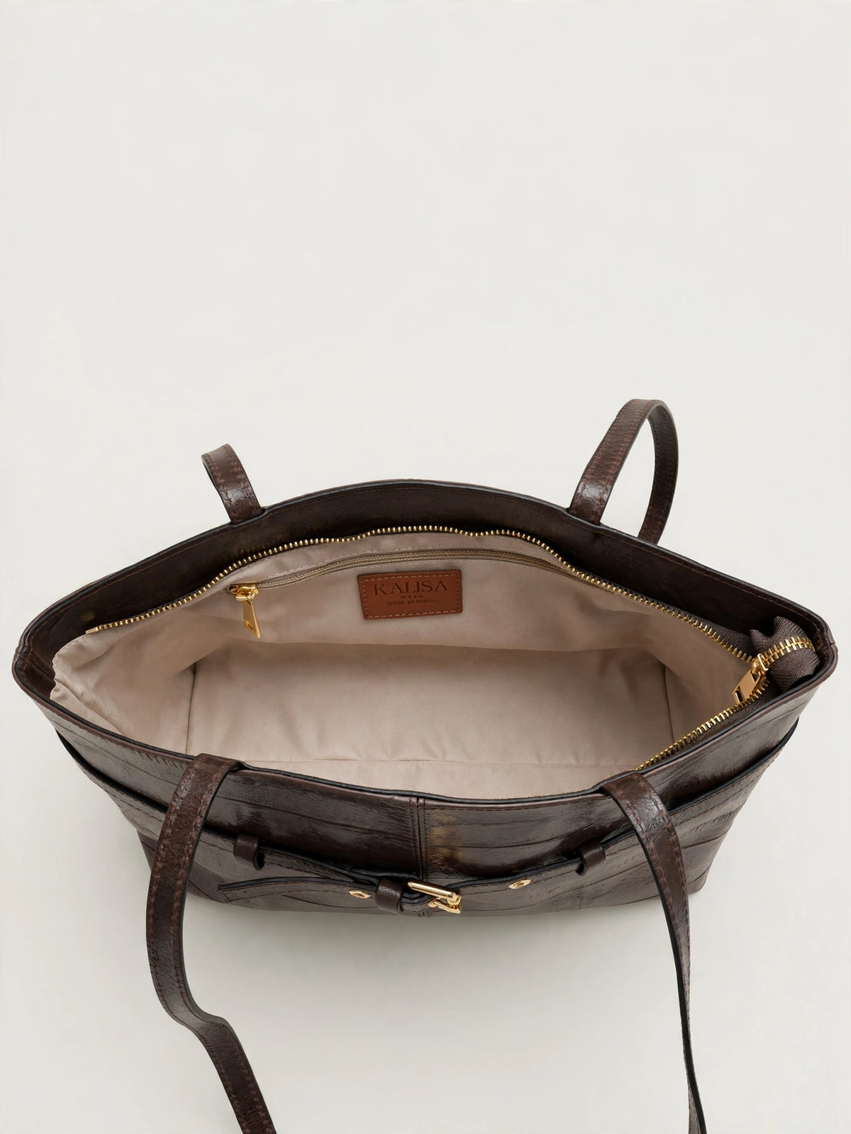 Borsa Reborn Nouvelle - Pelle stampa anguilla