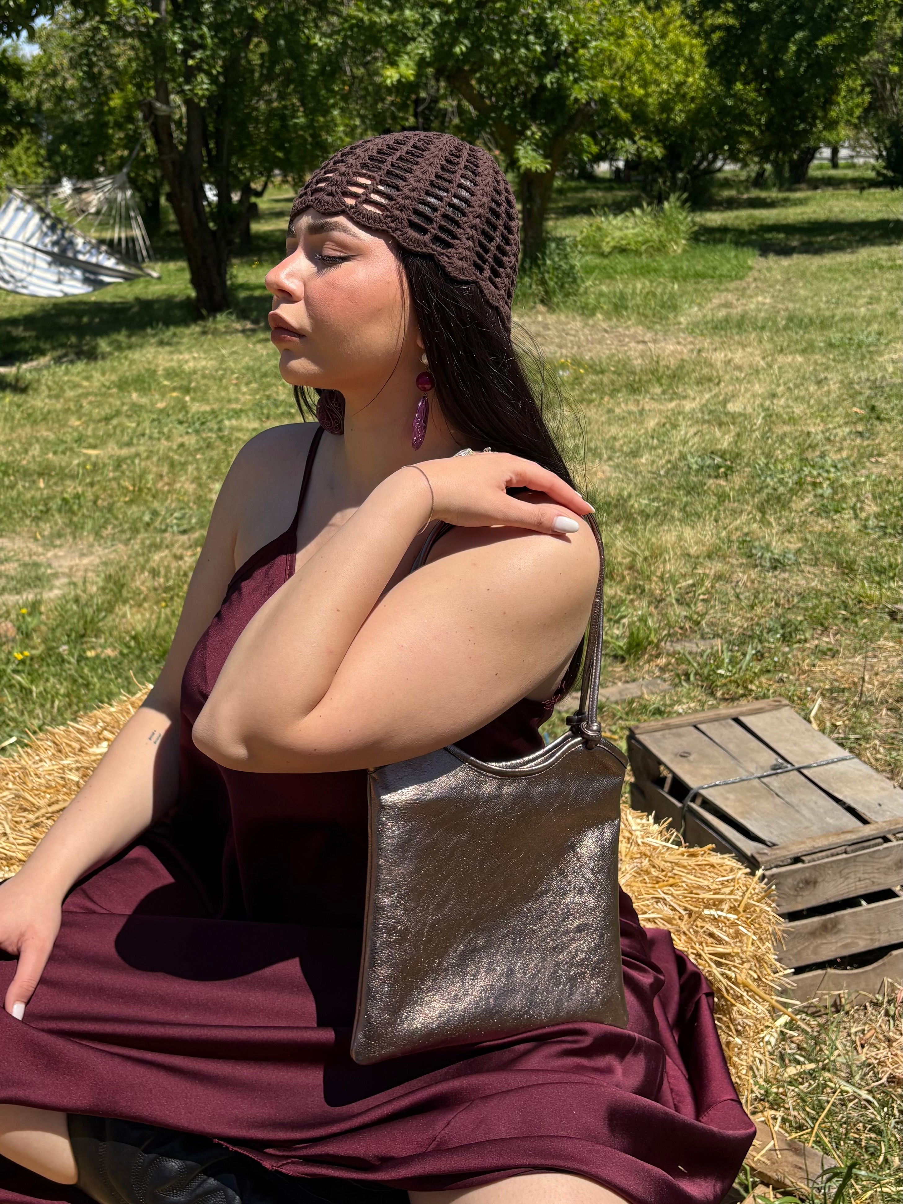 Borsa Reborn 01 - Pelle bronzo