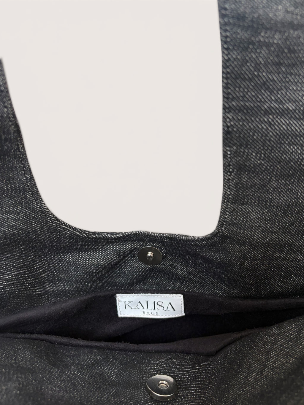 Borsa Reborn- Denim & pelle stampa pitonata rosa