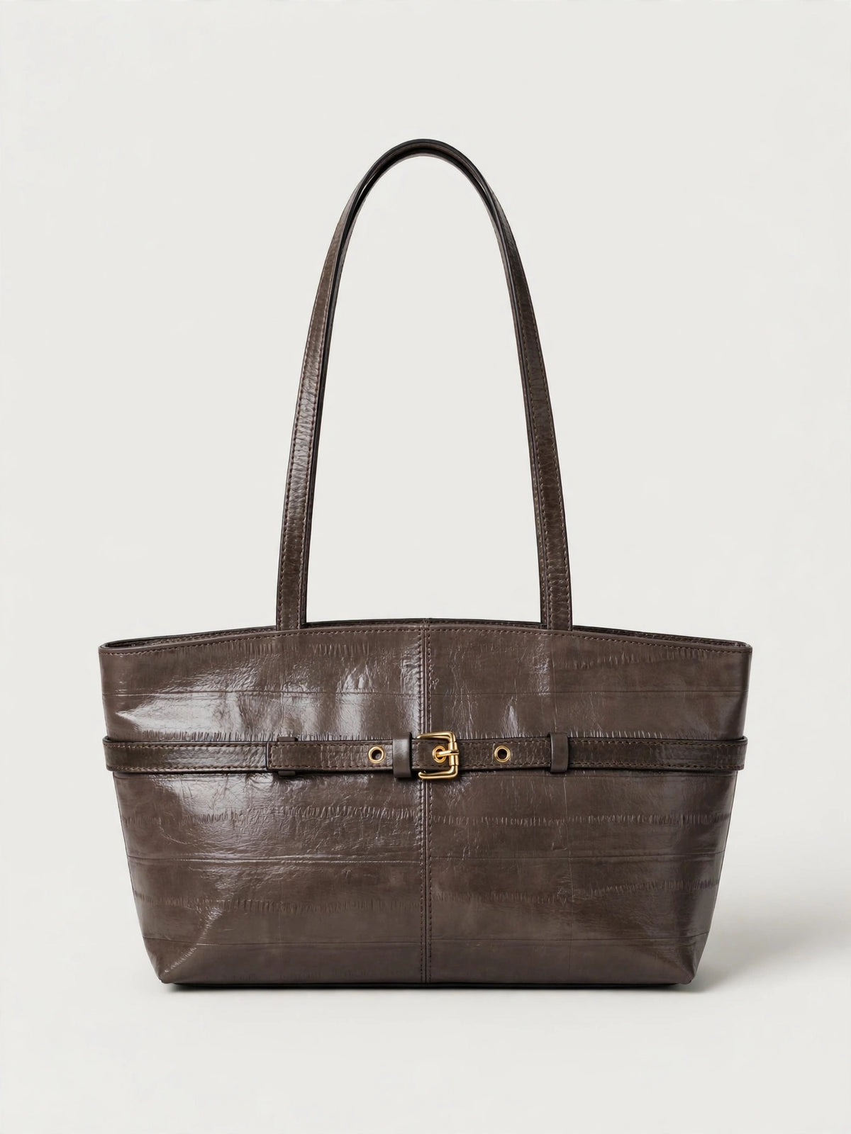 Borsa Reborn Nouvelle - Pelle stampa anguilla