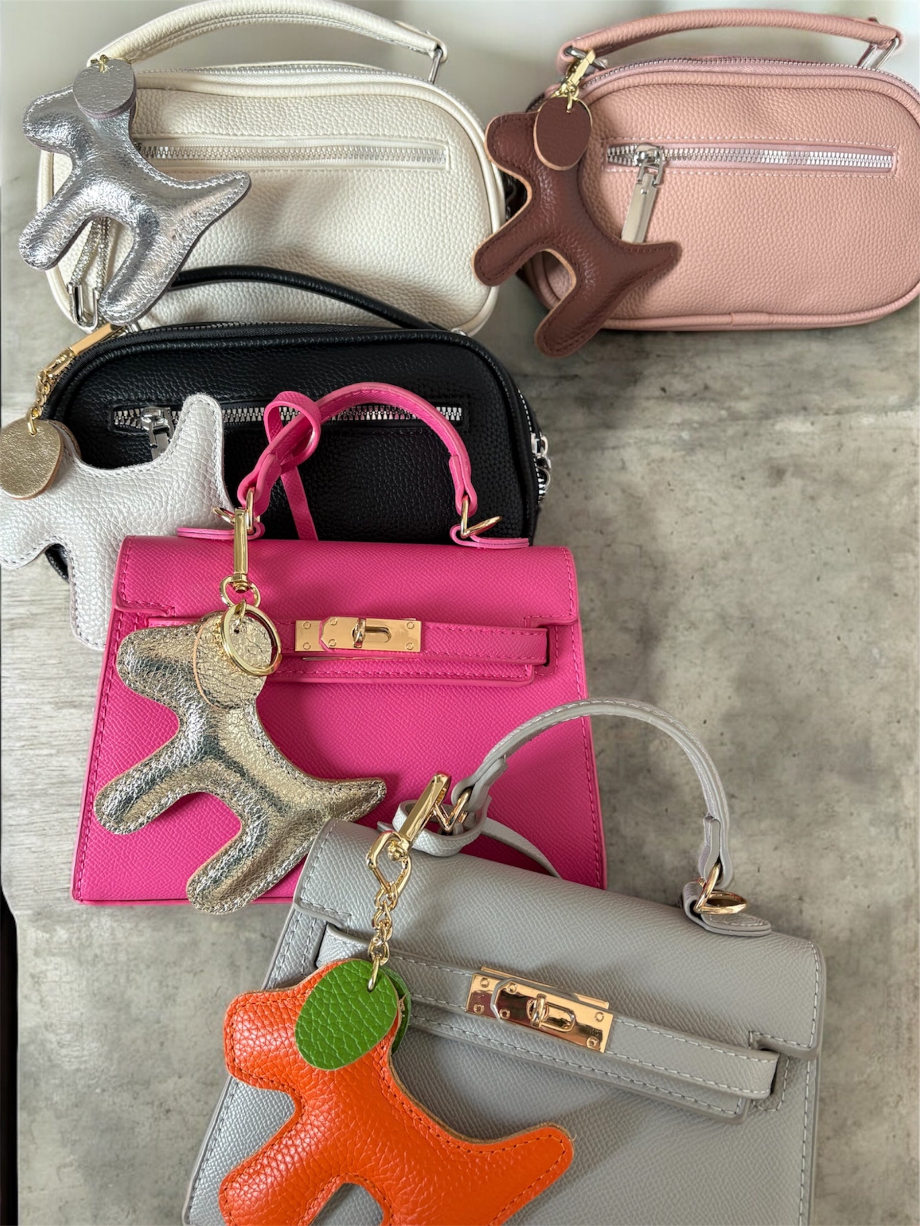 Charm cagnolino in vera pelle